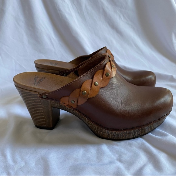 Dansko Rach Leather Clog Brown 39 - Picture 6 of 14